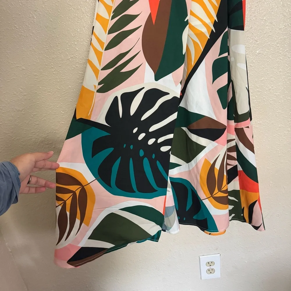 Hutch Kiera Wrap Dress Maxi Tropical Print - Picture 7 of 9